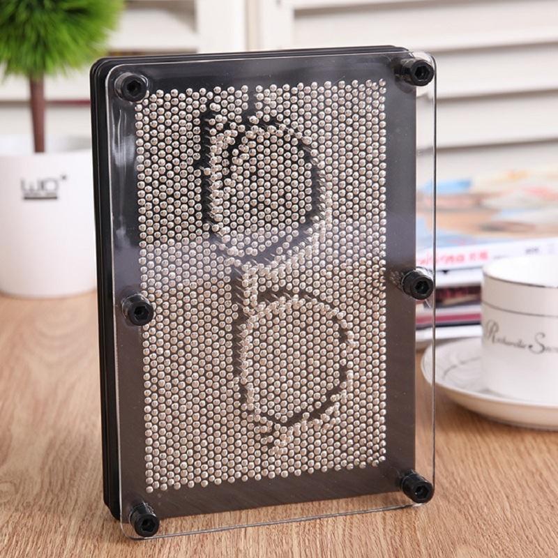 3D Handprint Impression Sculpture Clone Plaything Metal Pin Art Plaything Table Board Game Tactile Fidget Hand Toy Gifts For Boys Girls