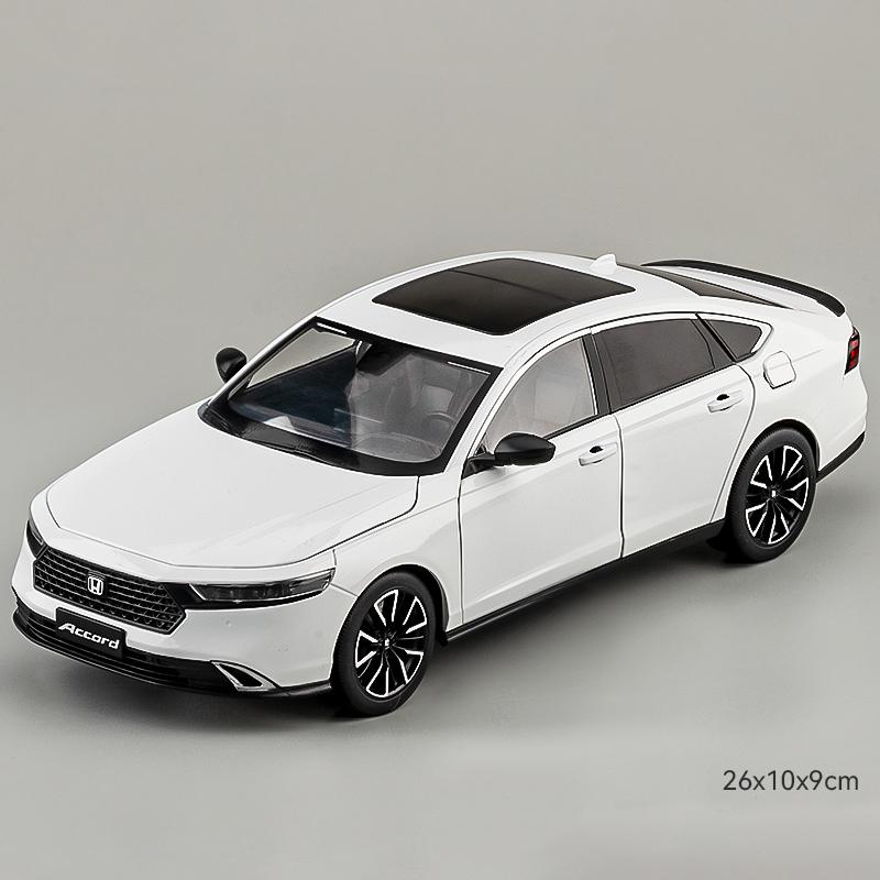 1:18 HONDA Accord Alloy Miniature Model Diecast Toy Car High Simulation Collectible Children Toy Car Sound And Light Holiday Toy