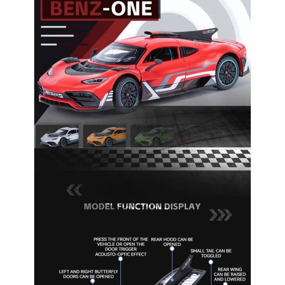 1/24 Scale Mercedes-Benz ONE Alloy Model Car - Stunning Replica for Car Lovers - Detailed Craftsmanship, Premium Material