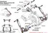 Aluminum Rear Shock Tower Kit for Tamiya Grasshopper/Hornet