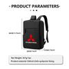 Laptop Backpack Waterproof Anti Theft USB Bag School Travel Backpack For Mitsubishi Outlander Lancer L200 ASX Pajero Grandis