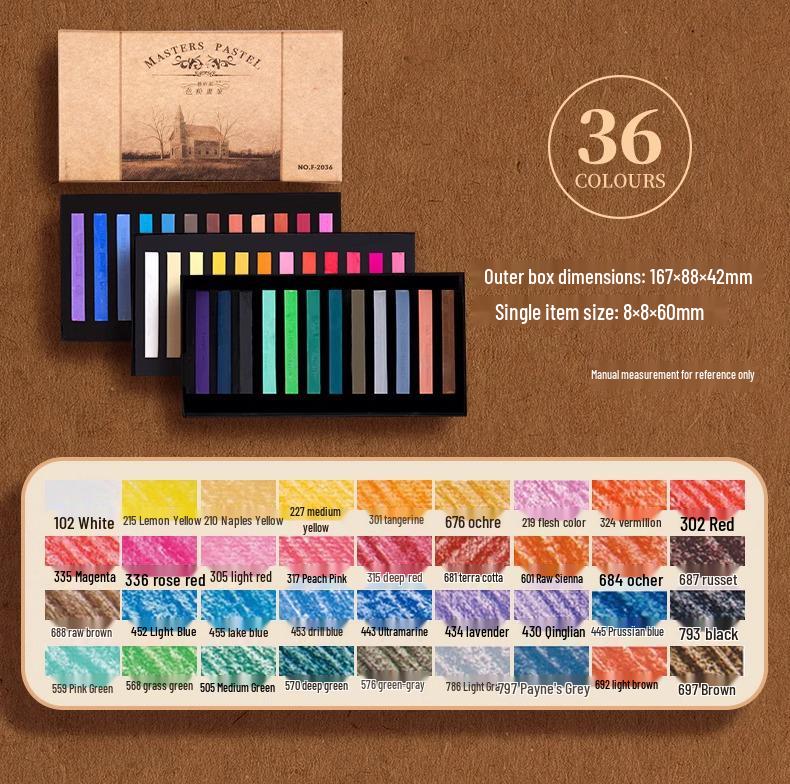 Multicolor Dazzling Pastel Set for Kids' Art and Doodling