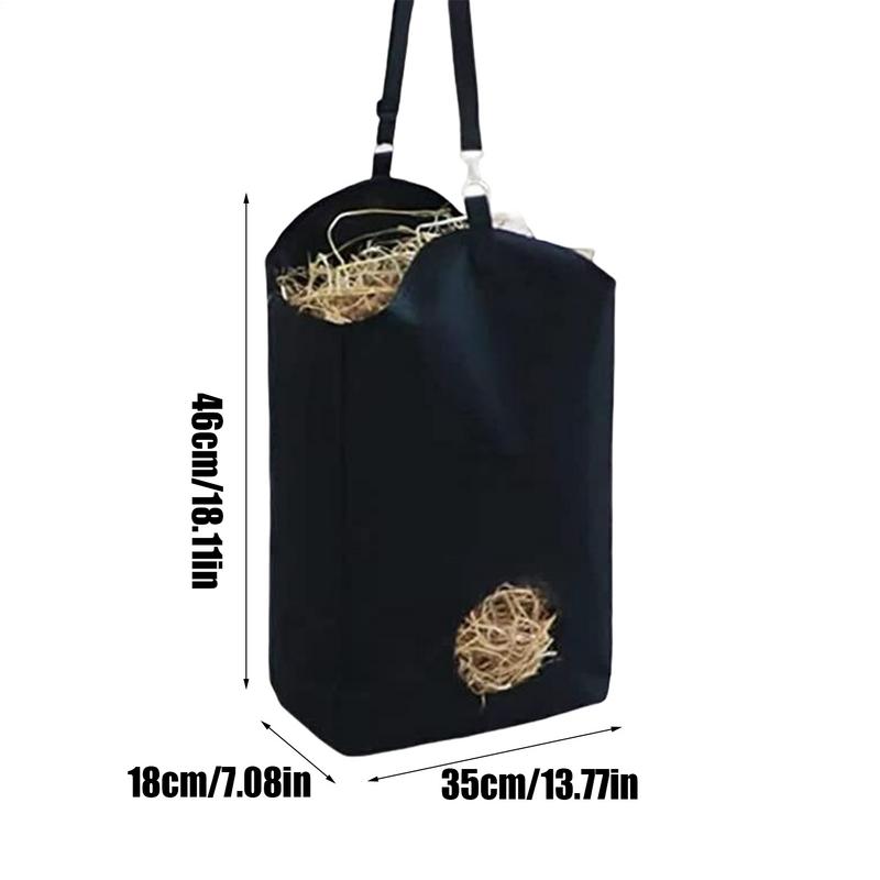 Horse Hay Bag Waterproof Oxford Cloth Slow Feed Hay Bags For Horses Multifunctional Pet Accessories Lightweight Food Storage