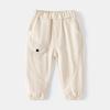 Pantalon décontracté d'extérieur pour voyage d'enfants, pantalon à ceinture élastique taille moyenne, pantalon d'enfants est une salopette douce et confortable pour garçons