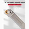 95° CNC Lathe Tool Holder for MCLNR2020K12 | White Hardened 80° Rhombic End Face Machining Tool Holder