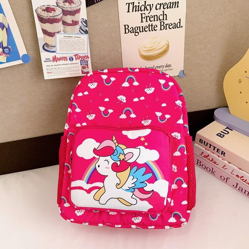 Trendy Design Basic Kids Backpack In Soft Colors Ideal For School And Use Everyday