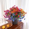 Artificial Artificial Violet Bunches for Home Dining TablesOutdoor and Courtyard Green Plant Decoration