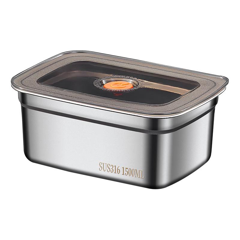 ZISIZ Stainless Steel Food Storage Container Set