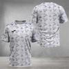Men Fashion Short Sleeve 3d Print T Shirt Round Neck Summer Plus Size Tees