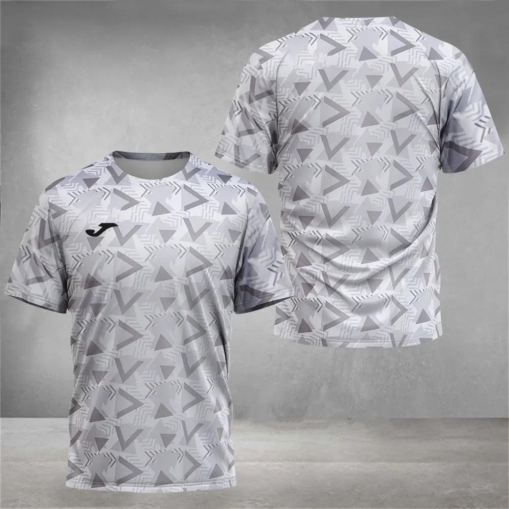 Men Fashion Short Sleeve 3d Print T Shirt Round Neck Summer Plus Size Tees