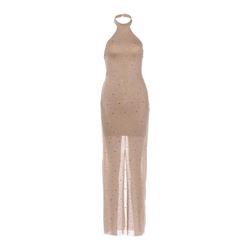 2026 European and American style autumn and winter new Spice Girl slim fashion trend hip wrap personalized design dress women
