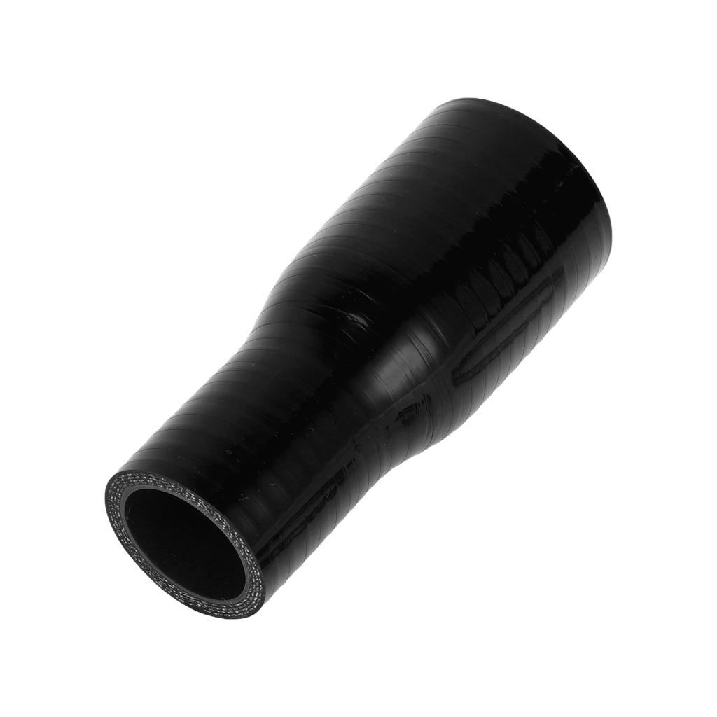 X AUTOHAUX 1pcs Inner Diameter 32-45mm Length 127mm 0 Degree Black Silicone Hose Silicone
