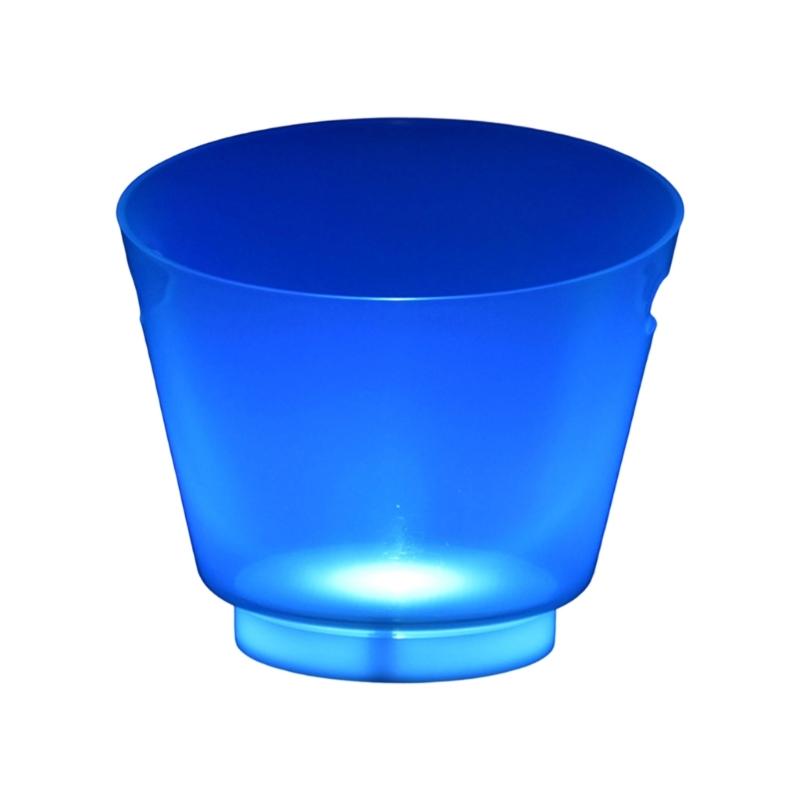 

Durable Plastic Parties Ice Buckets With Colorful LED Light Large Capacity For Outdoors Event