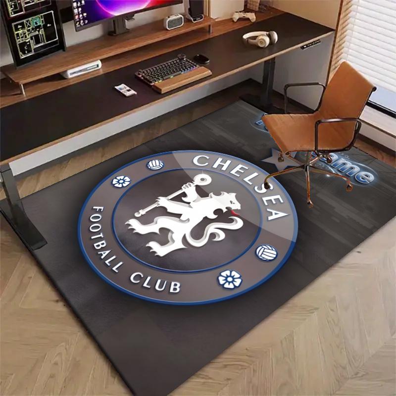 Custom C-Chelsea Mat Personalized Name, Polyester Washable Indoor Entryway Rug, Gift for Christmas, Easter, Thanksgiving Day