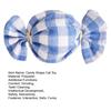 Plaid Candy Shape Cat Toy with Natural Catnip Self-Play Kitten Kick Toy Interactive