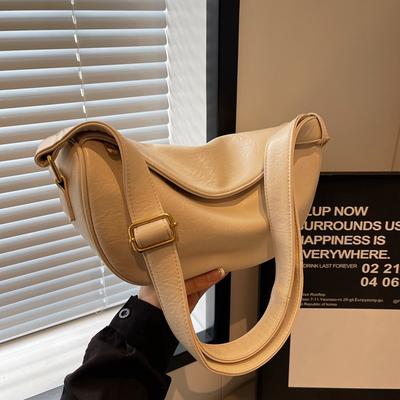 Large Capacity Bag Women's New Urban Simple Fashion Shell Bag Casual Shoulder Armpit Bag