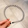 1-3Pcs Invisible Black Iron Metal Headband for Women Men Unisex Long Hair Sport Face Washing Wave Hairbands Hair Accessories New