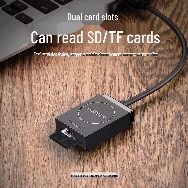 UGREEN USB 3.0 SD/TF 2-in-1 High-Speed Card Reader