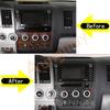Car Air Conditioning Adjustment Switch Panel Trim Sticker Fit Toyot@a Tundra 2007-2013 Center Console Dashboard Air Conditioning Control Switch