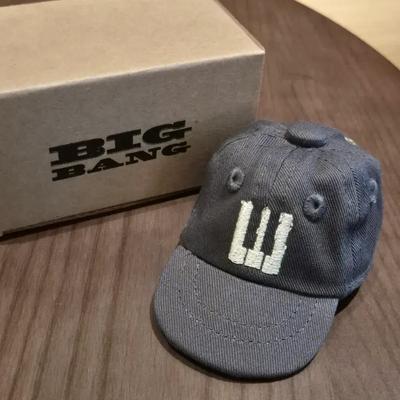 BIGBANG COSMOS 20th Anniversary Media Exhibition Ball Cap Keyring Charcoal