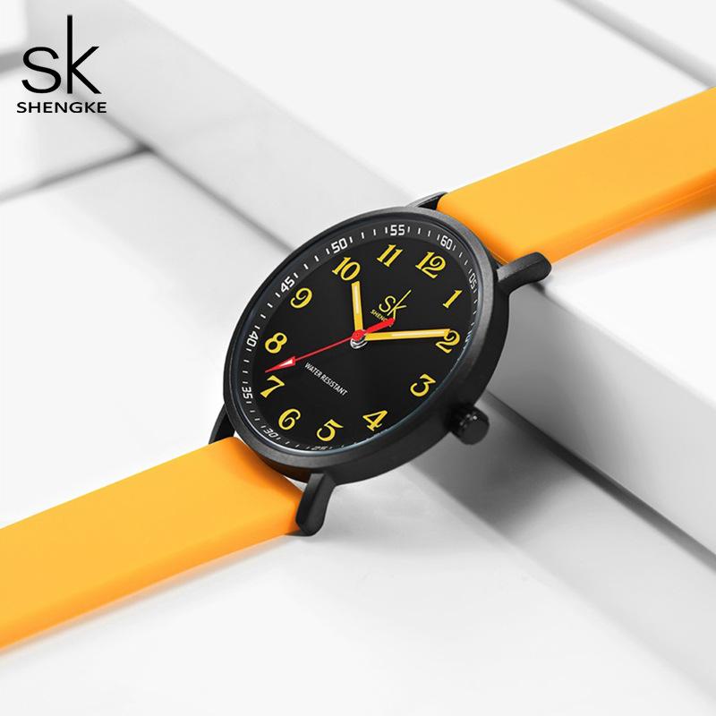 Ladies Watch Women'S Simple Sports Silicone Tape Waterproof Quartz Watch Student Watch Women'S Watch 0166