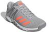 Adidas Wucht P5 Cushioning Slip Resistant Lightweight Low top Running Shoes Men's Silver Gray Orange EH1332