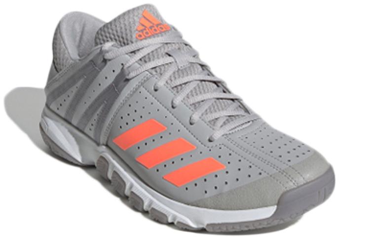 Adidas Wucht P5 Cushioning Slip Resistant Lightweight Low top Running Shoes Men's Silver Gray Orange EH1332