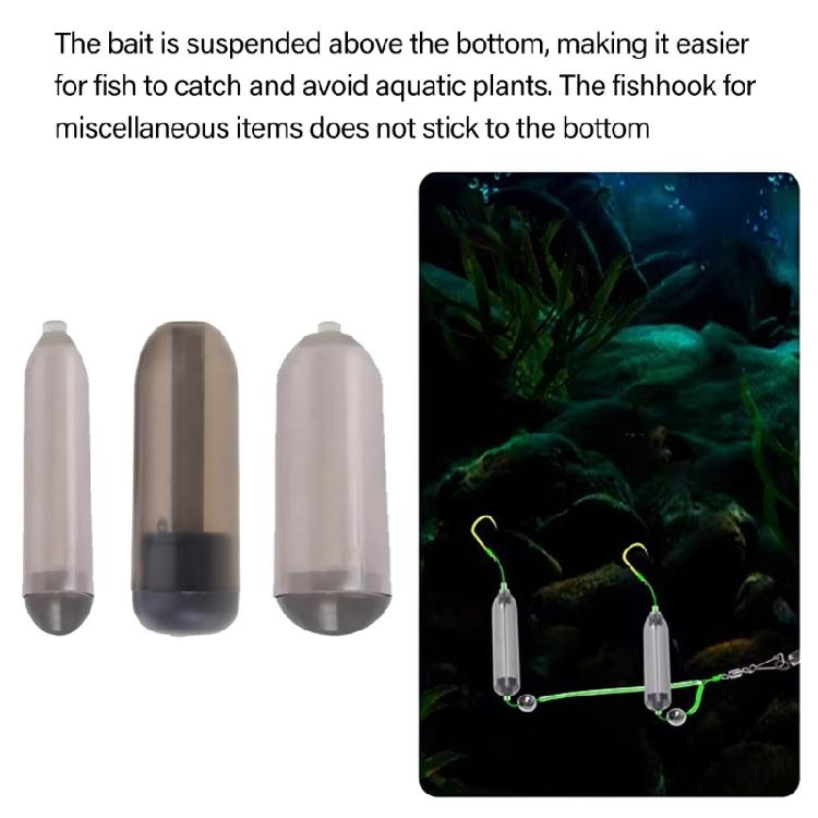 30pcs Professional Floating Carps Fishing Hair Rigs Hook Buoyance Carps Hook Float Tube For Underwater Hook Positioning