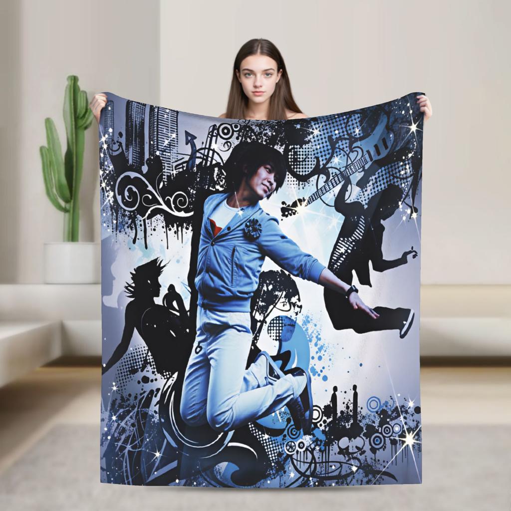 Singer TTAEYANG Blanket Super Soft Comfortable Plush Throw Blanket For Couch Bed Camping Flannel Bedspread Bed Cover