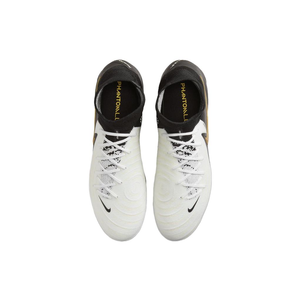 Nike Phantom Luna 2 Pro FG White Black Metallic Gold Coin Men Sneakers FJ2575-100
