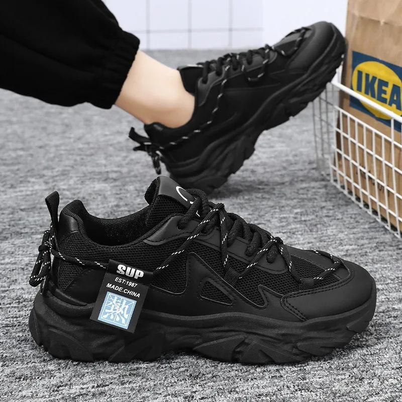 

Мужские кроссовки сетчатые дышащие повседневные туфли для занятий спортом на открытом воздухе кроссовки для мужчин теннисные тренировочные туфли на шнуровке Zapatillas Hombre 39