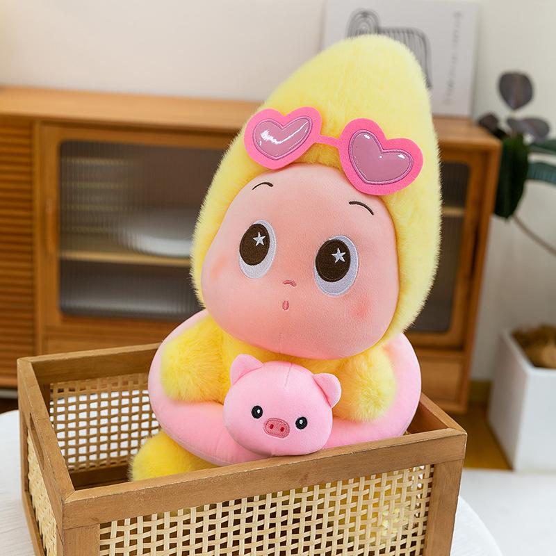 Star people series dolls, little stupid star dolls, sleeping with throw pillows, little sun, little lucky plush toys