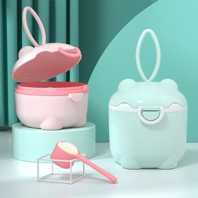 Portable Baby Milk Powder Box Cute Food Storage Box Essential Cereal Infant Milk Powder Box Toddler Snacks Container