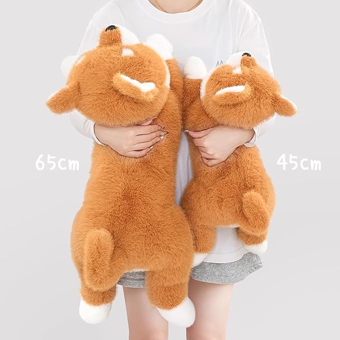 Shiba Inu Plush Dog Toy 45cm Soft Cuddle Pillow