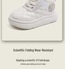 Spring & Fall Non-Slip Soft Sole Mid-Top Toddler Shoes - Boys & Girls Casual Leather Outdoor Board Shoes.