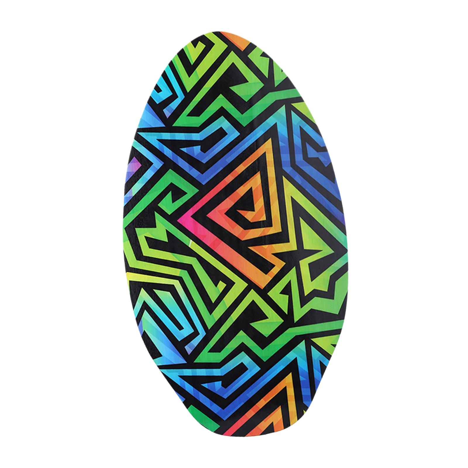 

Beach Skimboard for Kids Sand Board Universal Water Sports Good Friction Small Children Surfboard Wooden Skim Board Surf Board