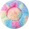 Small Cat Bed Nest Bed Dog Bed Round Bed Donut Rabbit Bed Pet Bed Small Kitten Bed Warm Fluffy Donut Bed Furry Cat for 3Kg Pet