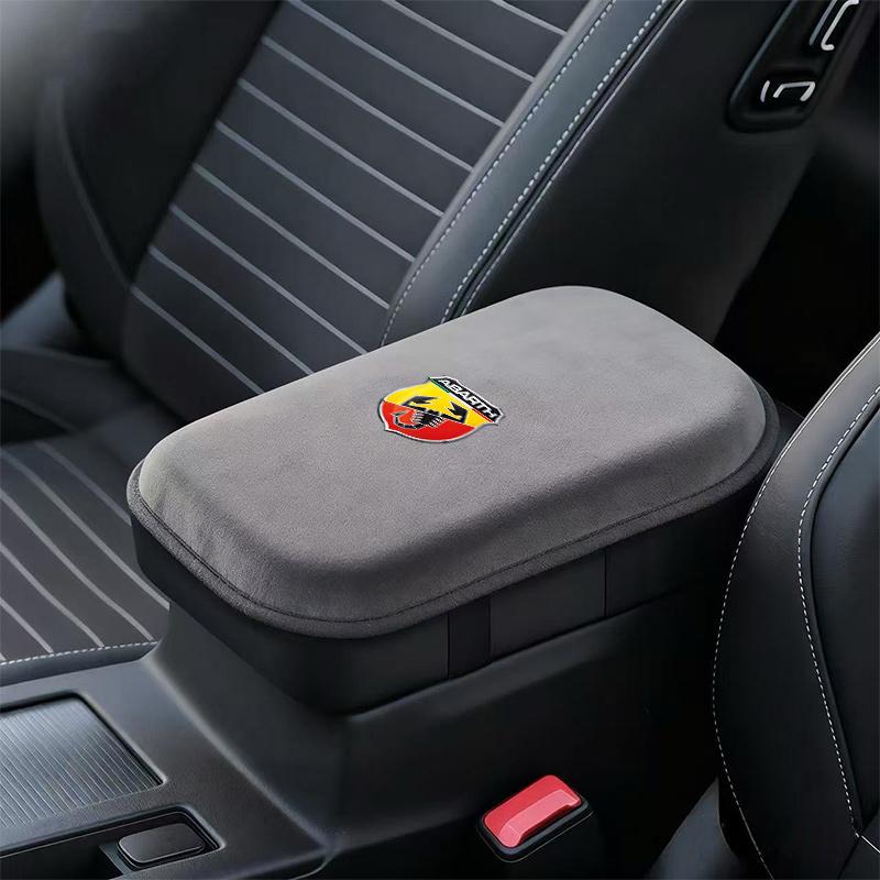 Car Armrest Box Pad Car Armrest Mat High Quality Accessory For Abarth 695 595 500 500c 500s 124 Spider PUNTO Panda Key Case Bag