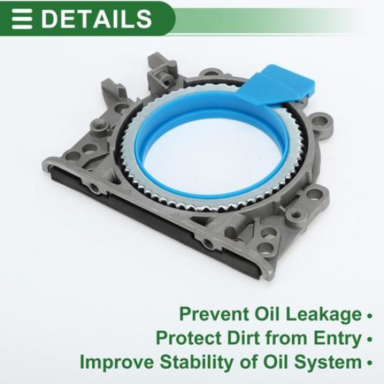 Pack of 1 For Volkswagen Jetta Crankshaft Oil Seal W Flange Main Seal 03L103171A