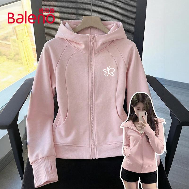 Baleno Women s Slim-Fit Hooded Sweatshirt Cardigan M