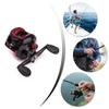 Casting Reel, Carbon Fibres Wheel Baitcasting Reel Left Right Hand Fishing Reel Magnetic Brake Fishing Maintenance Tool