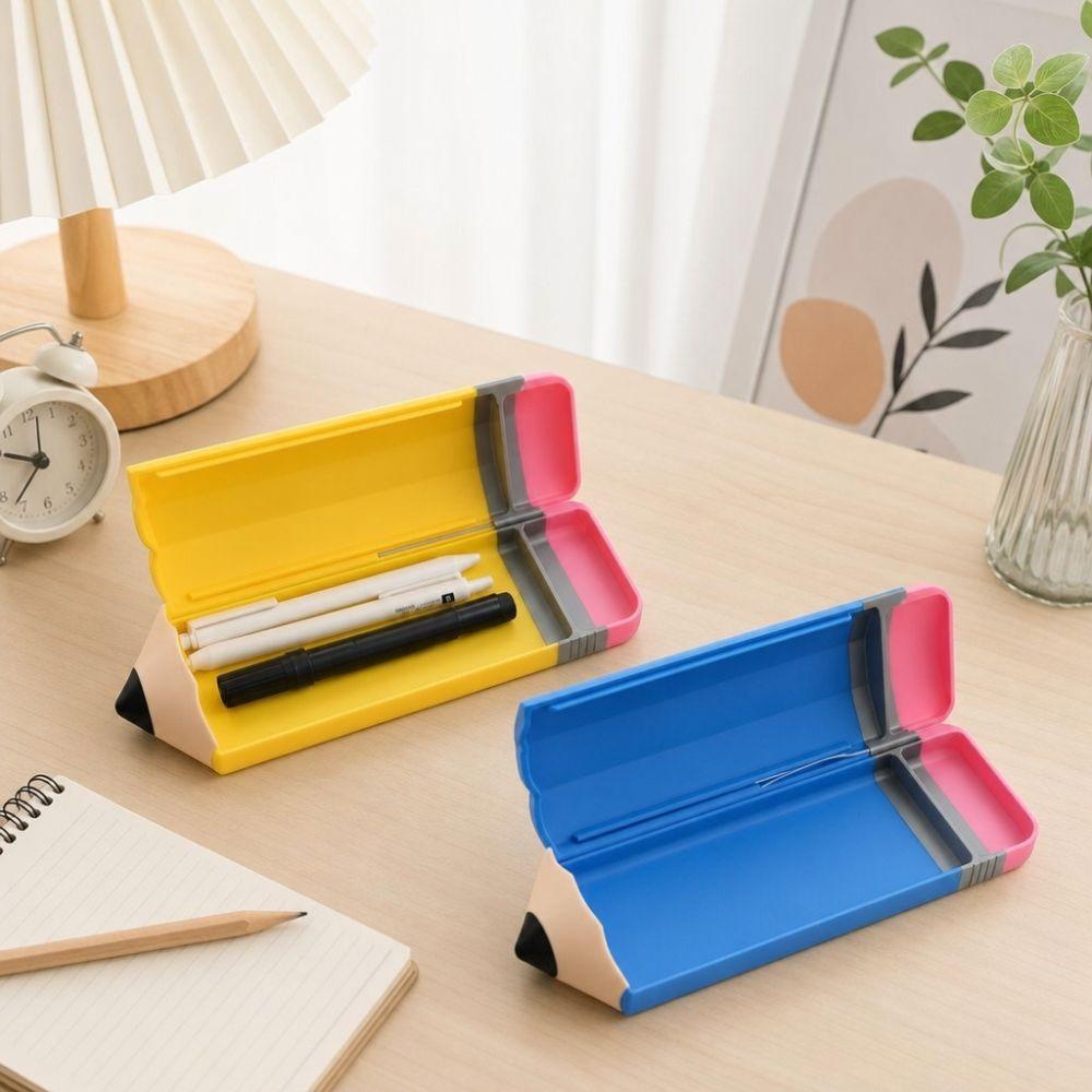3D Printing Pen Storage Box Pencil-shaped Pencil Organizer Stationery Box Gift for Kid