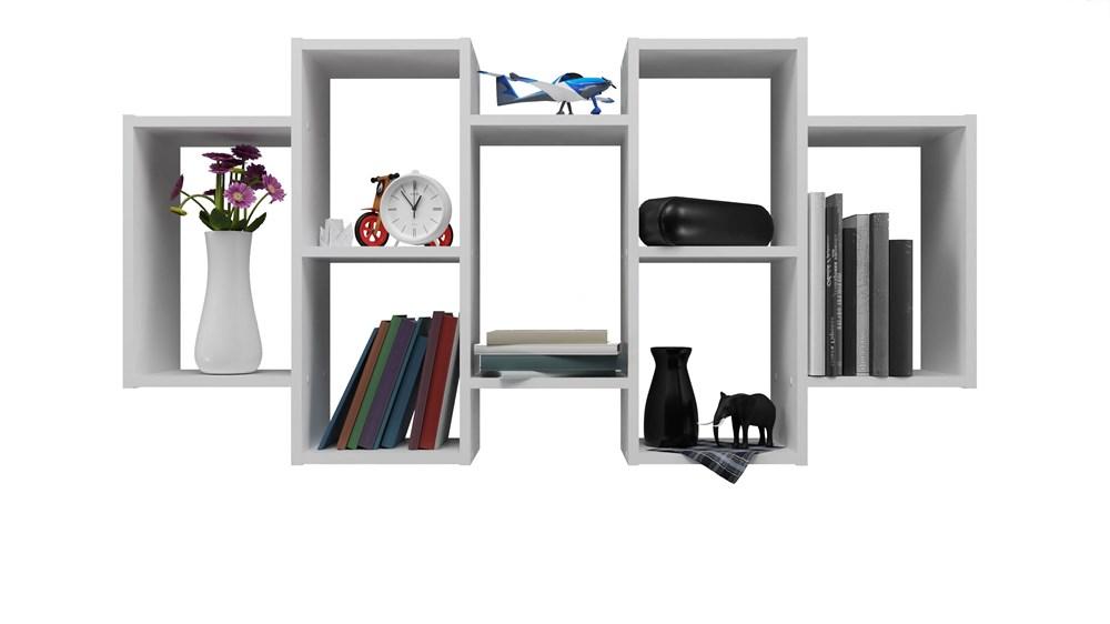 Bilbao 7.0 Wall-Mounted Shelves, Matte White