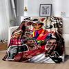 Lamine Yamal's Spain's Soccer Star Blanket Soft Warm Cozy Great for Chair Picnics Seaside Four Seasons Multipurpose Digital Print Best Holiday Gift fo