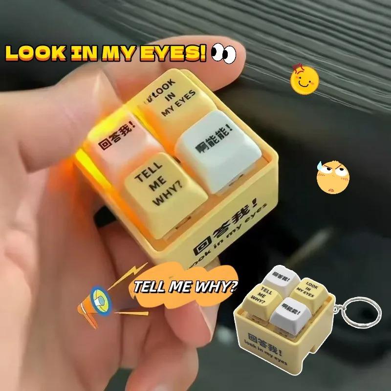 Fidget Toys Klávesnice Přívěšek na klíče pro dospělé děti Hračka na cvičení proti stresu Klíčenka na zápěstí Přívěsek na klíče Fidget Toy Dekompresní hračka