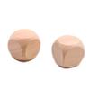 Kid Toys for Children 20mm Family DIY D6 Dice Blank Dice 6 Sided Wood Cube Dices Wood Dice
