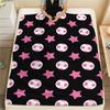 Star Pattern Print Flannel Blanket,High Quality Comfortable for All Seasons,Home Decor,Warmth and Comfort,Perfect for Christmas Gifts