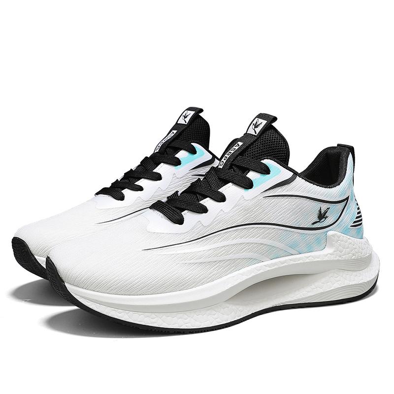 Fashion Men's Breathable Mesh Sports Shoes Summer Non-slip Soft-sole Outdoor Casual Running Shoes Student Light Sneakers Walking Shoes