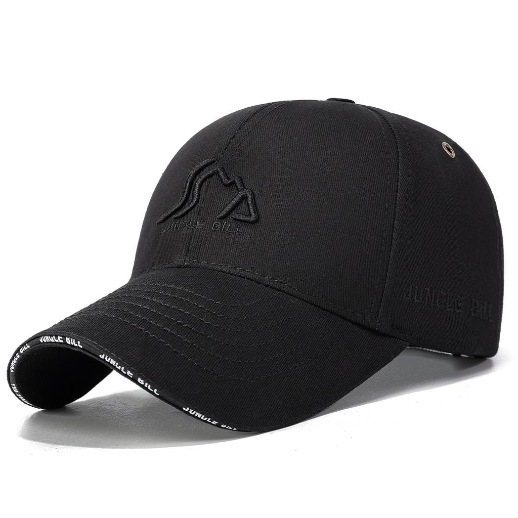 High-quality hard top embroidered baseball cap for men and women, hard top six-panel sandwich with copper eyelets, visor cap