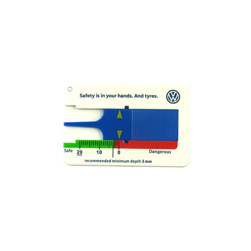 4Pcs Plastic Tire Tread Depth Gauge Plastic Portable Measuring Tread Depth Gauge Digital for Motorcycle Vehicle Car 0-20 Mm